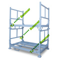 Rack de Pneus Dobráveis ​​de Dupla Camada